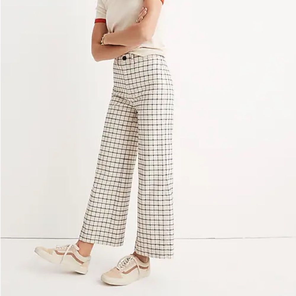 MADEWELL Windowpane Emmett Pant size 27T